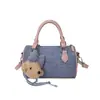 Bolsos Pequeños de Moda para Mujer Verano 2026 Nuevo Estilo de Verano Bloqueo de Color Bolsa Almohada Bolso de Hombro Simple de Alta Gama para el Trabajo