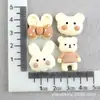 Orejas de Conejo, Oso de Dibujos Animados y Conejo Accesorios de Resina, Dijes para Zapatos, Parches Decorativos, Accesorios para el Cabello de Niños, Materiales Hechos a Mano