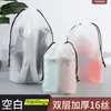 Saco de Armazenamento de Viagem com Cordão de Desenho Animado Pe Bolsa Plástica à Prova de Poeira para Roupas Sapatos Saco de Embalagem Fosco CPE