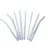 Suministro de fábrica 12 pajitas de vidrio de borosilicato transparente de 200 mm de color, resistentes a altas temperaturas, respetuosas con el medio ambiente, para té con leche.