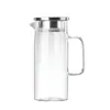 Jarra de Vidrio Resistente al Calor para Agua Fría, Jarra de Agua para Té de Gran Capacidad, Taza Doméstica Resistente a Altas Temperaturas para Agua Fría Hervida, Tetera con Boca de Pato, Jarra para Jugo