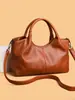 Bolso Retro para Mujer 2026 Nuevo Estilo Casual Piel Suave Bolso Cruzado de Hombro para el Trabajo y los Viajes Bolso Grande de Moda Bajo el Brazo Bolso Tote