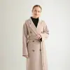 Novo Casaco Feminino de Lã Pura Dupla Face Outono/Inverno 2026 Estilo Hepburn Outerwear