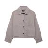Amazon comercio exterior transfronterizo otoño e invierno 2024 nuevo abrigo chaqueta de lana suelto estilo europeo y americano para mujer