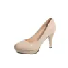 Zapatos de tacón alto estilo francés para mujer con tacones finos, plataforma, nuevo modelo de primavera 2026, delicados y adecuados para combinar con faldas, zapatos Mary Jane de un solo color