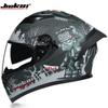 Casco para motocicleta eléctrica JIEKAI JIEKAI para hombre y mujer, casco integral, doble visor, cobertura total, moto de calle, Bluetooth, universal para las cuatro estaciones