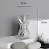 Celebridade da Internet Estilo Ins Vaso de Vidro Irregular Decoração Criativa para Casa Sala de Estar Sala de Jantar Mesa de Trabalho Para Plantar Flores Rosa Verde