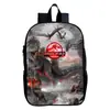 Mochila Escolar Infantil de Dinosaurios Jurassic World Personalizable DIY Mochila para Estudiante Niño y Niña Mochila de Jardín de Infancia