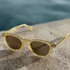 Gafas de Sol Amarillas Limón Edición Limitada Conjunta del 11º Aniversario de Shawn Yue Monturas de Gafas Hechas a Mano para Hombres y Mujeres