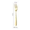 Popular Acero Inoxidable 201 Sarga Vajilla Transfronteriza Juego de 7 Piezas para Restaurantes y Hoteles, Cuchillo, Tenedor y Cuchara de Alta Gama Sencillos Regalos