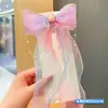 Banda para el cabello para niños Lazo de arcoíris para niña Pinza para el cabello trenzado Tocado Cinta para cola de caballo Horquilla Accesorios para el cabello de primavera y verano para niñas