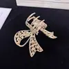 Elegante Pasador de Pelo con Lazo de Perlas, Súper Hada Borla de Flor de Lirio del Valle, Lindo Accesorio para el Cabello de Cola de Caballo Alta o Semi-Recogido en la Parte Posterior de la Cabeza