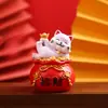 Bolsa de Dinero Festiva Gato de la Suerte Decoración de Escritorio para Oficina en Casa Dios de la Riqueza Adornos para Coche Decoraciones para Coche