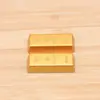 Adorno de Barra de Oro Falsa de la Fortuna, Prop de Ladrillo de Oro Realista, Decoración Creativa de Lingote de Oro, Adorno Atractor de Riqueza para Ceremonia de Apertura de Escritorio