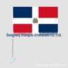 Ponto transfronteiriço 30x 45cm Bandeira de carro dominicana bandeira de carro bandeira de carro de poliéster bandeira de vidro de carro