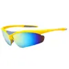 Nuevas gafas de sol de rana coloridas deportivas para exteriores para montar en bicicleta hombres al por mayor 0091 mujeres gafas de sol para bicicleta moda