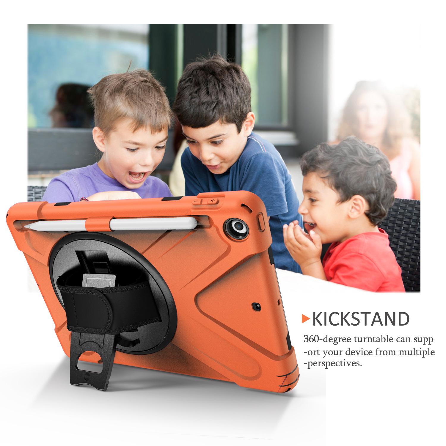 ipad 2017 带笔橙色支架展示图 副本.jpg