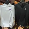 QG Ropa de Otoño e Invierno Nueva para Deportes al Aire Libre, Camisetas de Manga Larga de Secado Rápido para Hombre con Media Cremallera, para Correr y Fitness, con Cuello Alto Ligero y Transpirable