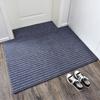 Tapete de chão de pvc com sete listras, tapete absorvente para cozinha, varanda, banheiro, hotel, supermercado, escadas, remoção de poeira, tapete antiderrapante