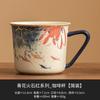 Juego de té kung fu de alta calidad de fábrica producto único taza de té azul y flor pedernal negro taza justa taza maestra tarro de té taza rápida para invitados