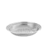 Popular bandeja de acero inoxidable engrosada para cocinar al vapor, vaporera redonda, rejilla de separación de agua doméstica para cocinar al vapor dumplings y bollos, sartén para vapor, especial para wok