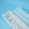 Poste de Advertencia para Cable Eléctrico 120*15*15cm Molde de Plástico para Vertido de Concreto Columna de Cemento sin Letras Molde