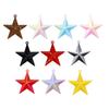 Pingente de estrela de cinco pontas banhado a ouro Pingente de estrela corrente para celular chaveiro Decoração tridimensional material Acessórios para joias DIY