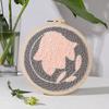 Bordado Poke Ruso Principiantes Empezando con Manualidades DIY Paquete de Materiales para Mostrar Poke Lana Poke Bordado Ledun Bordado Frotado