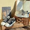 Sapatos brancos estilo academia de lona femininos, outono 2022, novo design de orelha de trigo, bloco de cores, Mori, cabeça de manga, sapatos casuais de prancha