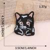 Capítulo de Bordado Computadorizado Duoku Animal Fofo Gato Filhote de Cachorro Patch de Bordado Acessórios para Roupas Patch de Tecido Emblema