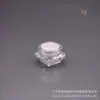 Em estoque 5g/10g/15g/20g/30g frasco transparente de diamante frasco de amostra para teste frasco de creme frasco de creme para os olhos
