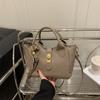 Bolso de Cubo Portátil Nicho Estilo Coreano para Mujer 2025 Nueva Moda Versátil Bolso de Hombro Simple Casual Bandolera
