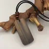 Sándalo Rojo, Palosanto Negro, Sándalo Morado, Colgantes de Madera Lisos, Materiales para Tallar, Colgantes de Madera para Collares, Colgantes para Hombres y Mujeres, Adornos Colgantes, Fabricante