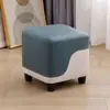 Banquillo infantil, banquito, madera maciza, uso doméstico, elegante y creativo, banco para adultos en sala de estar, banquito de sofá para niños, mesa de centro de cuero, banquito de madera