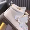 Botas para Niña 2026 Primavera y Otoño Nuevo Estilo Botas de Piel para Niños Bebé Suela Suave Moda para Exteriores Elegante Estilo Princesa