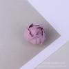 Broche para el cabello coreano hecho a mano con capullo de flor pequeño de 2 cm, accesorios para el cabello DIY, versión coreana de flor de camelia tridimensional, venta directa de fábrica