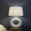 Ornamento de Vento Silencioso Estilo Japonês Sala de Estar Estudo Luminária de Cabeceira Pote de Porcelana Feito à Mão Vasos de Flores Luminária de Mesa de Cerâmica para Hotel Pousada