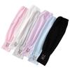 Mangas de Protección Solar de Seda de Hielo para Mujer Verano Mangas Sueltas Lindas Mangas de Hielo Protección UV Protección para Brazos al Conducir Mangas para Manos Mangas Frescas