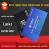 Cartão de Membro de PVC Cartão Inteligente IC Sem Contato Embossado Escovado Laser Personalização de Cartão