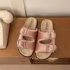 Elegantes Sandalias de Verano Sencillas de Color Sólido Estilo Francés 2026 Nuevo Estilo de Celebridad de Internet Limpias y Frescas Diseño de Nicho Sandalias de Verano para Mujer