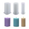 Molde de Resina de Cristal DIY Tira Rectangular Cilindro de Rayas Lunares Redondo Vela Silicona Venta al por Mayor Molde para Postres