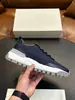 Zapatos deportivos casuales para hombre de malla tejida transfronteriza STN puntera de cuero genuino suela gruesa absorción de impactos transpirables para commuting running