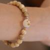 Pulsera de cuentas de Buda de madera de alcanfor natural para mujer, pulsera de garra de gato de raíz de bodhi, pulsera de rosario para parejas literarias, venta al por mayor