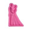 Molde de Silicona Líquida para Novia y Novio Flip Sugar Horneado de Chocolate Flip Sugar Molde para Pastel Herramientas para Hornear DIY