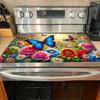 2025 Temu Venta Caliente Hogar Visión 3D Tapete Secador Encimera de Cocina Tapete Secador de Platos Tapete Antipolvo para Lavadora