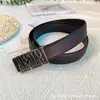 Cinto de Fivela Lisa de Nova Moda com 3,8 de Largura, Cinto de Negócios Moderno e Versátil, Cinto para Jeans, Disponível para Dropshipping