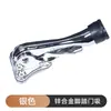 Tapón de puerta de pedal, posicionador de puerta, tope de puerta, tapón de puerta anticolisión, bloqueador de puerta a prueba de viento, tapón de puerta de pedal automático de herradura de aleación de zinc