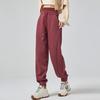 XV381 Pantalones Deportivos Casuales de Cintura Alta para Mujer, Sueltos, con Línea de Cadera Tridimensional, para Primavera y Verano, Correr, Fitness, Tobillo Ajustado