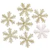 Tela Repujada Ultrasónica Piezas de Brillo de Copo de Nieve Decoración Navideña Pinzas para el Cabello DIY, Accesorios para Tocados, Tarjetas de Felicitación, Fundas de Teléfono