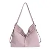 Bolsa Tote Grande de Couro Estilo Coreano Relaxado para Mulheres 2026 Verão Nova Versátil Casual Bolsa Transversal Bolsa de Ombro para o Dia a Dia